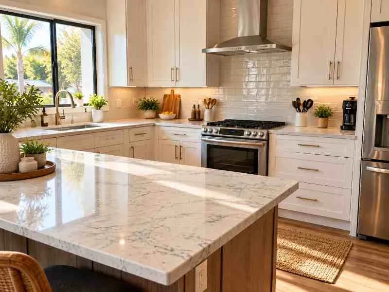 Kitchen after professional cleaning